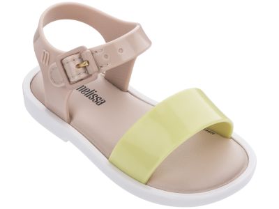 MINI MELISSA MAR SANDAL IV BB BEIGE/YELLOW/WHITE1