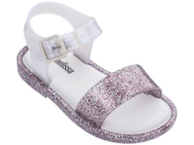 MINI MELISSA MAR SANDAL IV BB PINK GLITTER/PEARL1