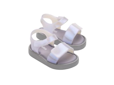 MINI MELISSA JUMP BB CINZA/AZUL PERLADO