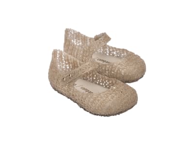 MINI MELISSA CAMPANA PAPEL BB BEIGE GLITTER1