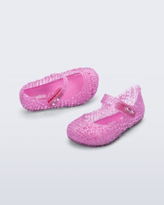 MINI MELISSA CAMPANA PAPEL BB LILA PERLADO