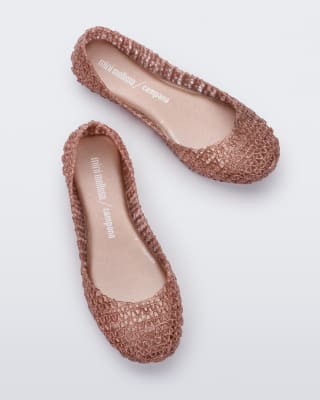 MINI MELISSA CAMPANA PAPEL INF ROSE GLITTER1