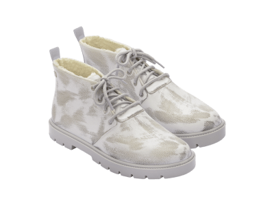 MELISSA FLUFFY BOOT AD GRIS BLANCO