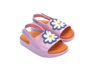 MINI MELISSA CLOUD SLIDE + FÁBULA BB ROSA/NARANJA1