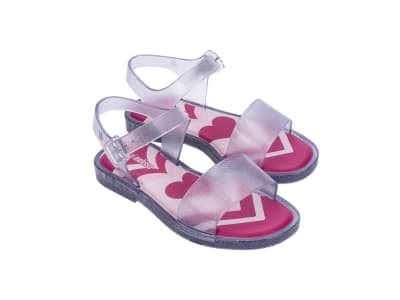 MINI MELISSA MAR SANDAL JELLY POP INF VIDRIO GLITTER1