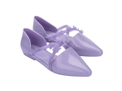 MELISSA POINTY STRIPE FLY AD LILA4