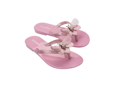 MINI MELISSA HARMONIC BUGS INF ROSA/ROSA METALIZADO1