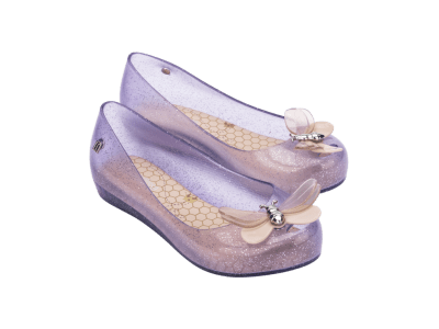 MINI MELISSA ULTRAGIRL BUGS INF LILA GLITTER/ROSA1