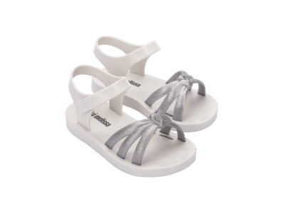 MINI MELISSA PRECIOUS BB BLANCO/PLATA1