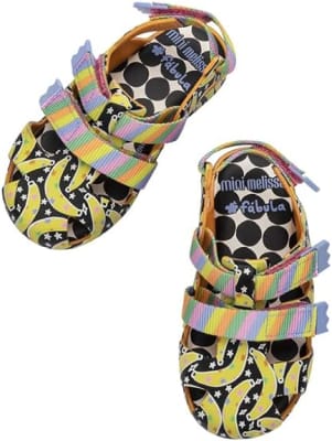 MINI MELISSA IOIÔ + FÁBULA BB LARANJA/AMARELO/PRETO TALLA 12 US5