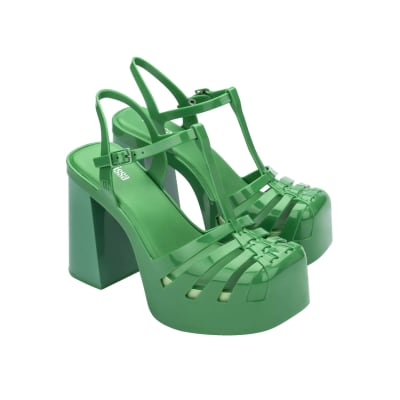 MELISSA PARTY HEEL AD VERDE TALLA 8 USA4