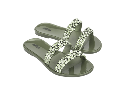 MELISSA BLING AD VERDE/VERDE METALIZADO TALLA 5 USA1