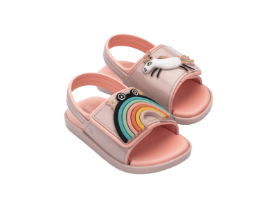 MINI MELISSA BRAVE + TURMA DO PUDIM BB ROSA/ROSA TALLA 11 US1