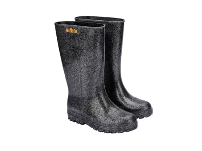 MELISSA WELLY AD NEGRO/GLITTER PLATA