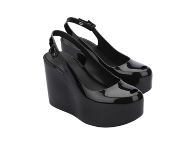 MELISSA GROOVY WEDGE AD NEGRO TALLA 7 USA1