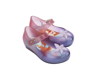 MINI MELISSA ULTRAGIRL + LITTLE MERMAID II BB VIDRO/ROXO/ROSA