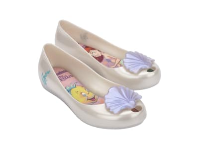 MINI MELISSA ULTRAGIRL + LITTLE MERMAID II INF BLANCO CINTILANTE/AZUL1