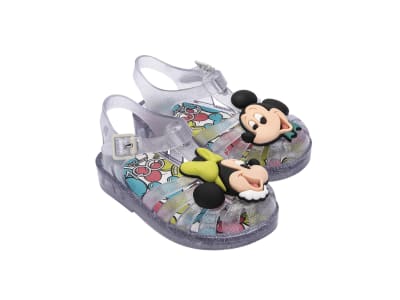 MINI MELISSA POSSESSION + DISNEY 100 BB VIDRIO GLITTER PLATA5