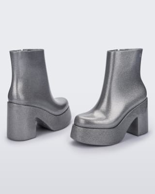MELISSA NUBIA II AD VIDRIO GLITTER PLATA1