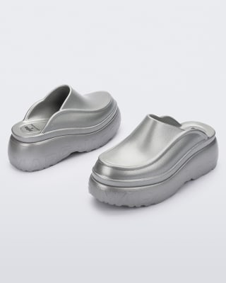 MELISSA CLOG + MARC JACOBS AD PLATA TALLA 7 USA2