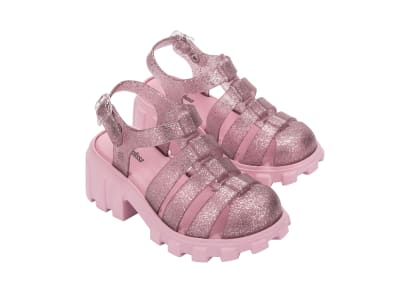 MINI MELISSA MEGAN INF ROSA/ROSA GLITTER1