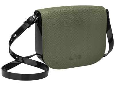 MELISSA ESSENTIAL SHOULDER BAG SNAKE BLACK/GREEN1