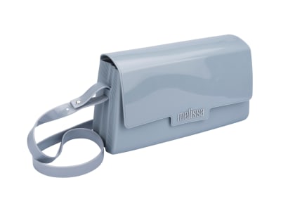 MELISSA PURE BAG AZUL METALIZADO1