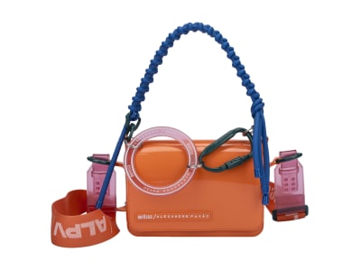 MELISSA OLGA BAG + ALEXANDRE PAVAO NARANJA/AZUL1