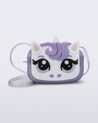 MINI MELISSA DREAMY UNI BAG LILA BRILLO/BLANCO1