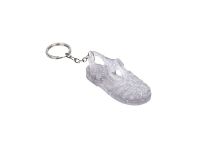 MINIATURA POSSESSION KEYRING VIDRIO GLITTER PLATA1