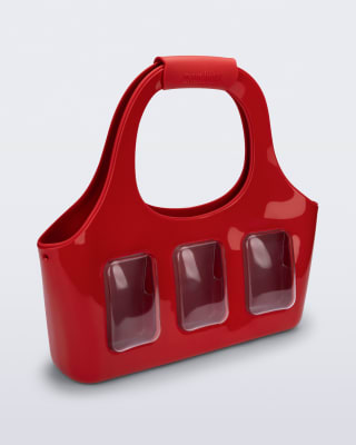MELISSA ITA BAG ROJO/VIDRIO1