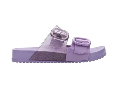 MINI MELISSA COZY SLIDE INF LILA/GLITTER TALLA 2 USA2