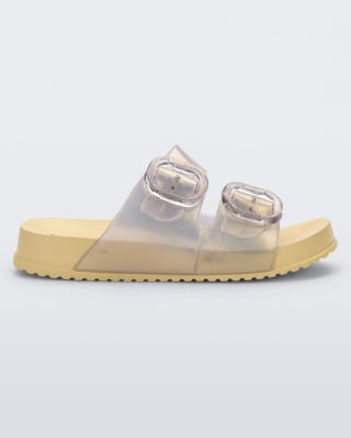 MINI MELISSA COZY SLIDE INF AMARILLO PEROLADO1
