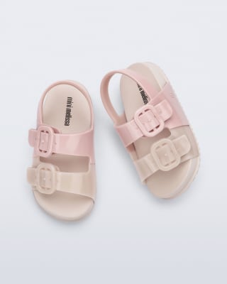 MINI MELISSA COZY SANDAL BB ROSA/BEIGE1