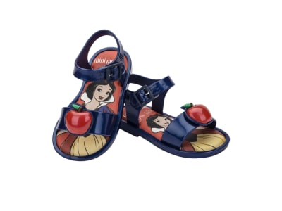MINI MELISSA MAR SANDAL + DISNEY PRINCESS BB AZUL METALIZADO/ROJO4