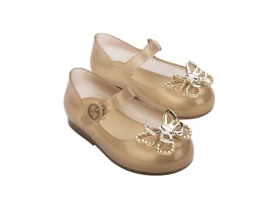 MINI MELISSA SWEET LOVE FLY BB BEIGE GLITTER/ORO3
