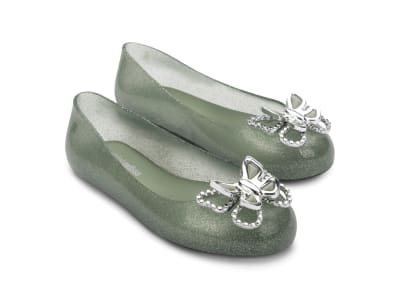 MINI MELISSA SWEET LOVE FLY INF VERDE GLITTER1