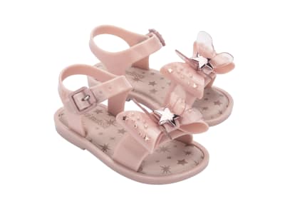MINI MELISSA MAR SANDAL STAR II INF ROSA GLITTER1
