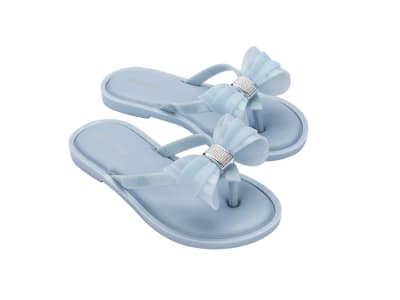 MINI MELISSA FLIP FLOP IV INF AZUL/AZUL GLITTER TALLA ÚNICA 2US1