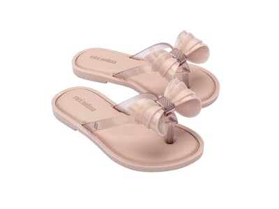 MINI MELISSA FLIP FLOP IV INF ROSA/ROSA GLITTER TALLA ÚNICA 2 USA1