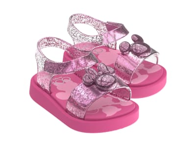 MINI MELISSA JUMP + DISNEY 100 BB ROSA/ROSA GLITTER TALLA 12 USA1