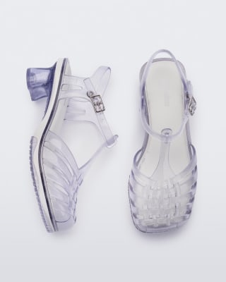 MINI MELISSA VIXEN INF VIDRIO GLITTER /BLANCO