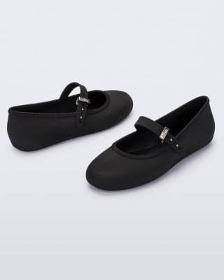 MELISSA SOFT BALLERINA AD NEGRO1