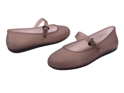 MELISSA SOFT BALLERINA AD MARRON TRANSPARENTE1