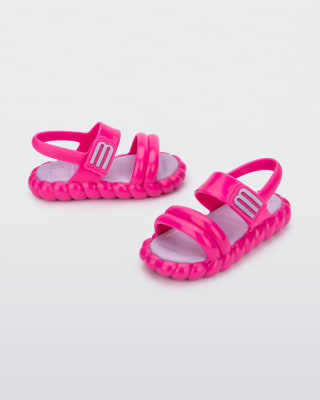 MINI MELISSA BUBBLE TECH SANDAL BB ROSA/LILA TALLA ÚNICA 9 USA2