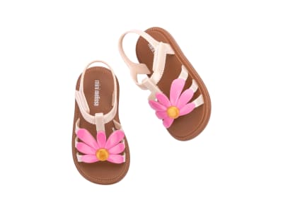 MINI MELISSA HIP BLOOMY BB MARRON/ROSA1