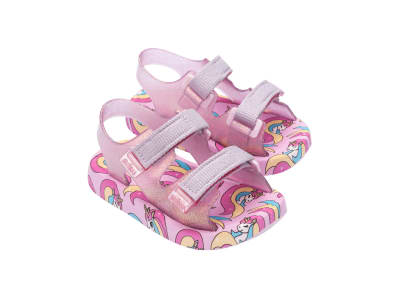 MINI MELISSA MIX BB ROSA/ROSA TRANSP1
