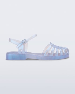 MELISSA SANDAL + BIMBA Y LOLA AD AZUL PERLADO1
