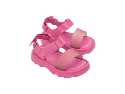 MINI MELISSA KICK OFF SANDAL BB ROSA/GLITTER3