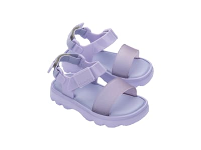 MINI MELISSA KICK OFF SANDAL BB LILA/GLITTER3